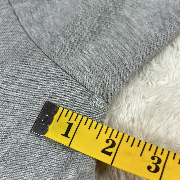 Susina long sleeve drop waist grey sweatshirt dress, size small - Picture 9 of 11